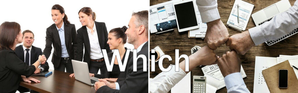 どちらにするか決める